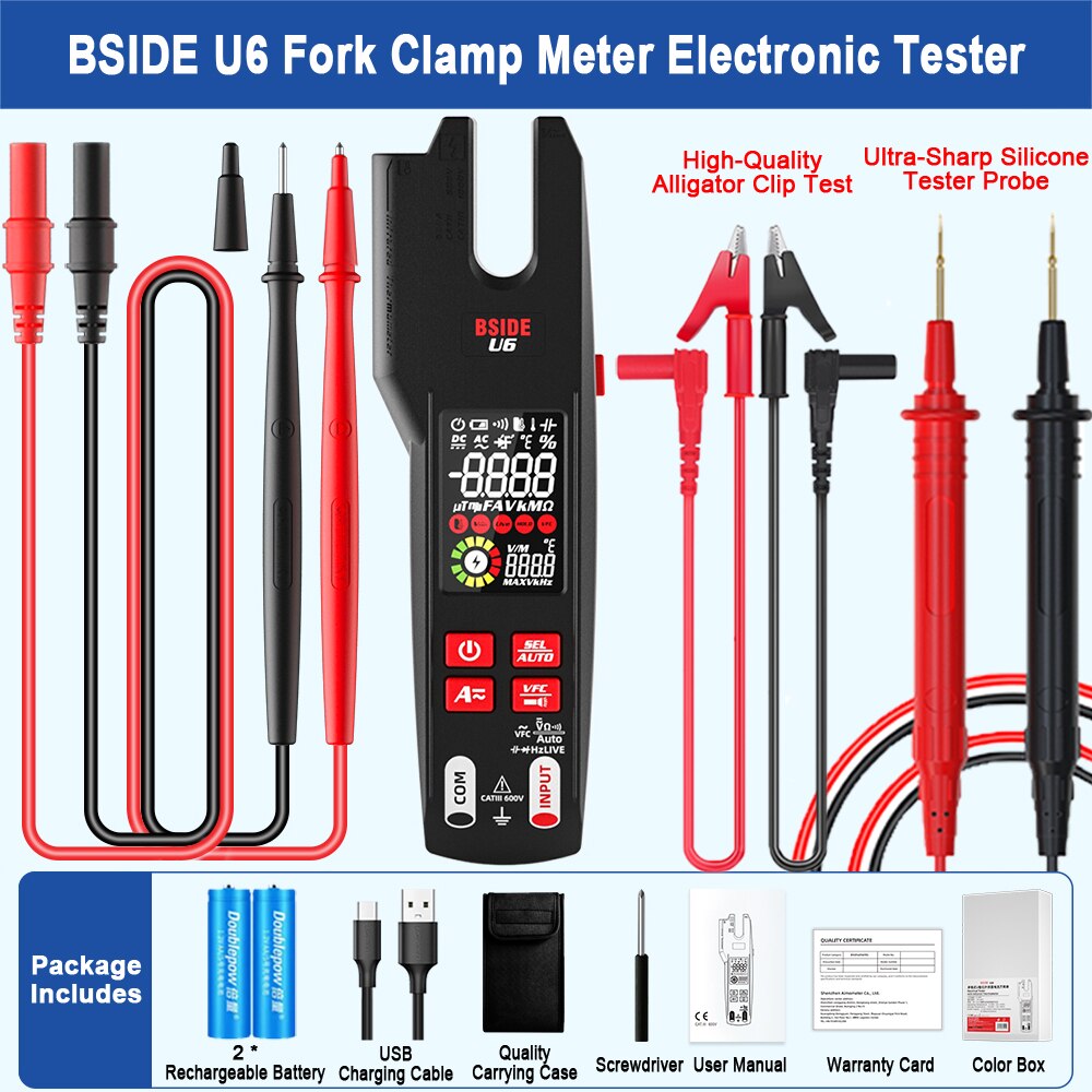 Digital Clamp Meter Fork Professional