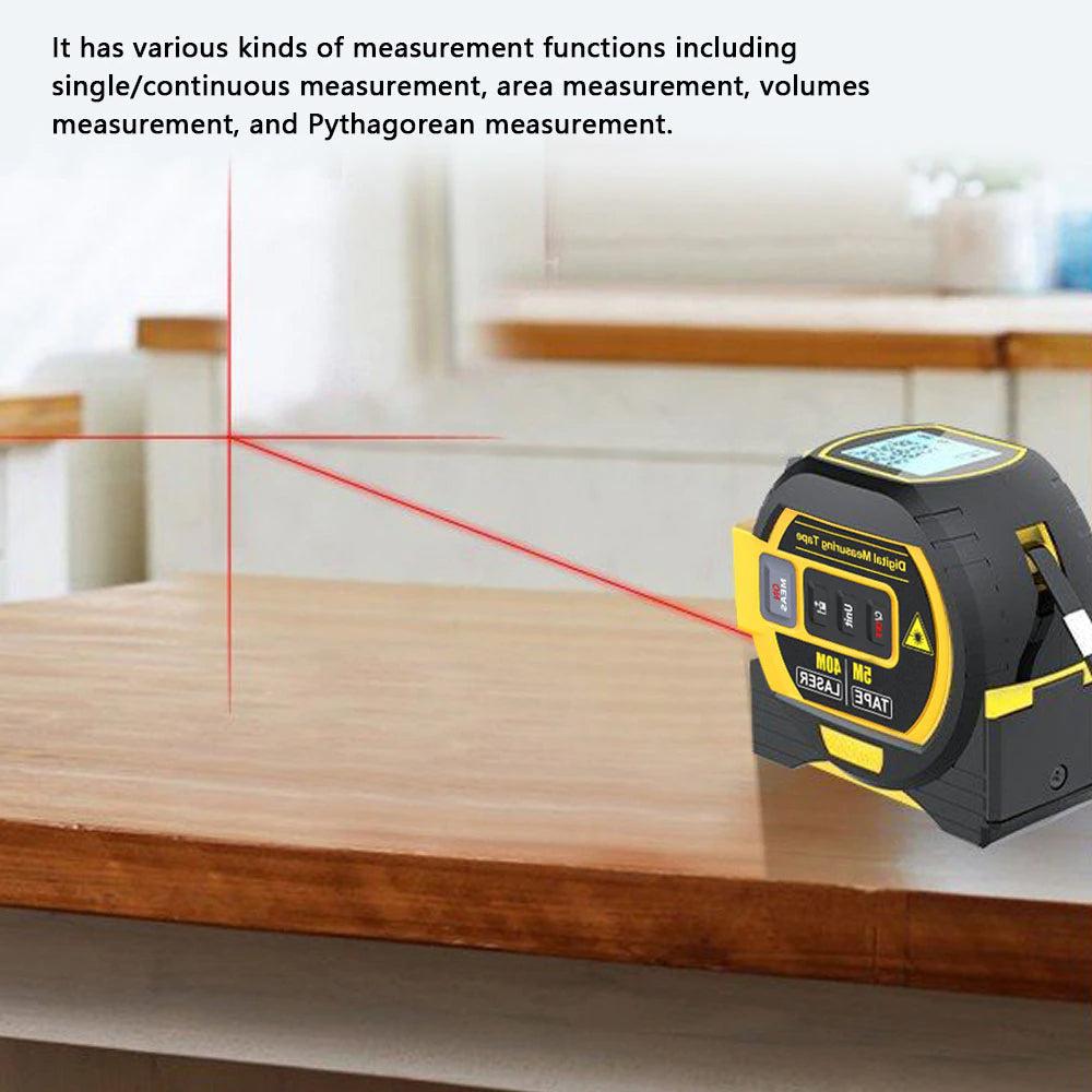 Laser Tape Measure_Laser Measuring_Digital Measuring Tape_Laser Measuring Tool_DIYlife-today