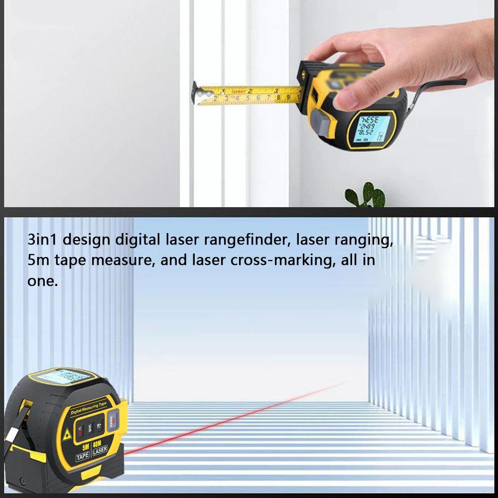 Laser Tape Measure_Laser Measuring_Digital Measuring Tape_Laser Measuring Tool_DIYlife-today