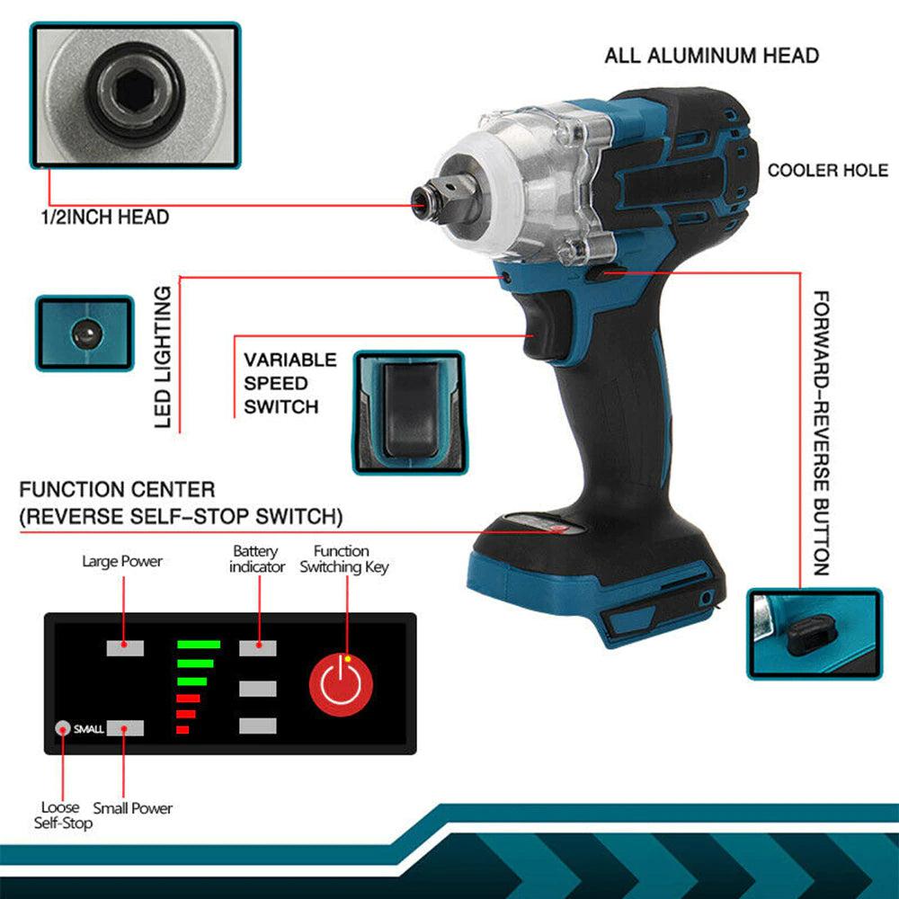 Impact wrench_Electric impact wrench_Cordless impact wrench_Battery impact wrench_High torque impact wrench_DIYlife-today