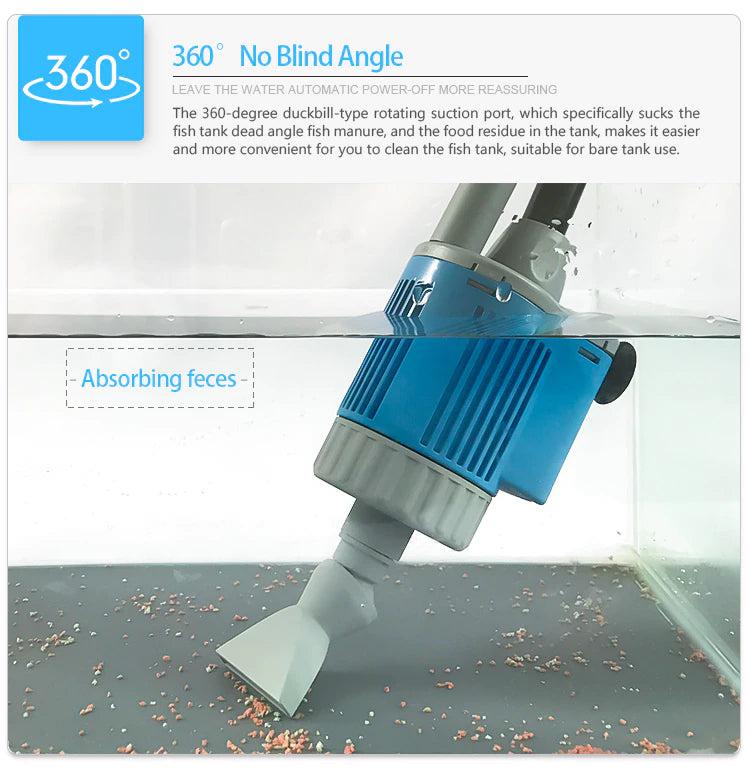 fish tank cleaner_gravel vacuum_aquarium vacuum_fish tank vacuum_aquarium cleaner_DIYlife-today