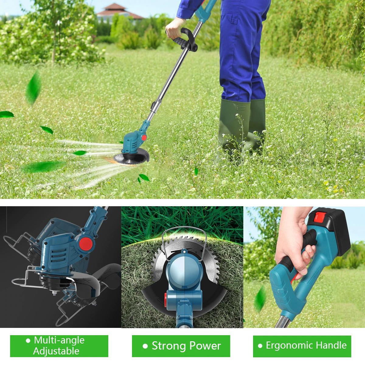Electric Lawn Mower_Grass cutter_Grass Trimmer_Electric weed wacker_Lawn Trimmer_Cordless Grass trimmer_Electric Grass Trimmer_DIYlife-today
