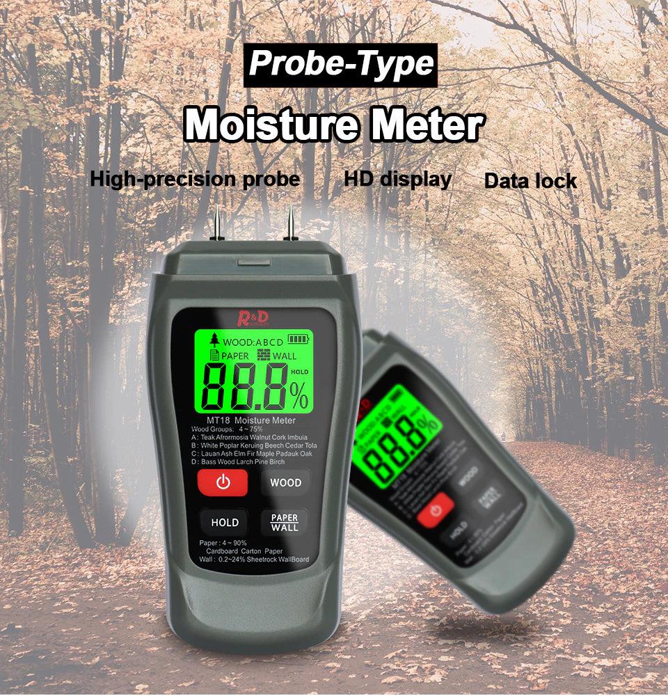 wood moisture meter_firewood moisture meter_moisture meter for drywall_moisture detector_moisture test_humidity tester_DIYlife-today