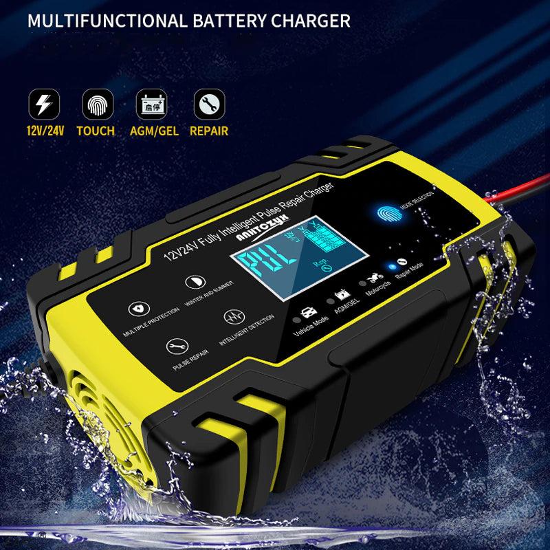 car battery charger_portable car battery charger_12 volt battery charger_automotive battery charger_auto battery charger_vehicle battery chargers _DIYlife-today