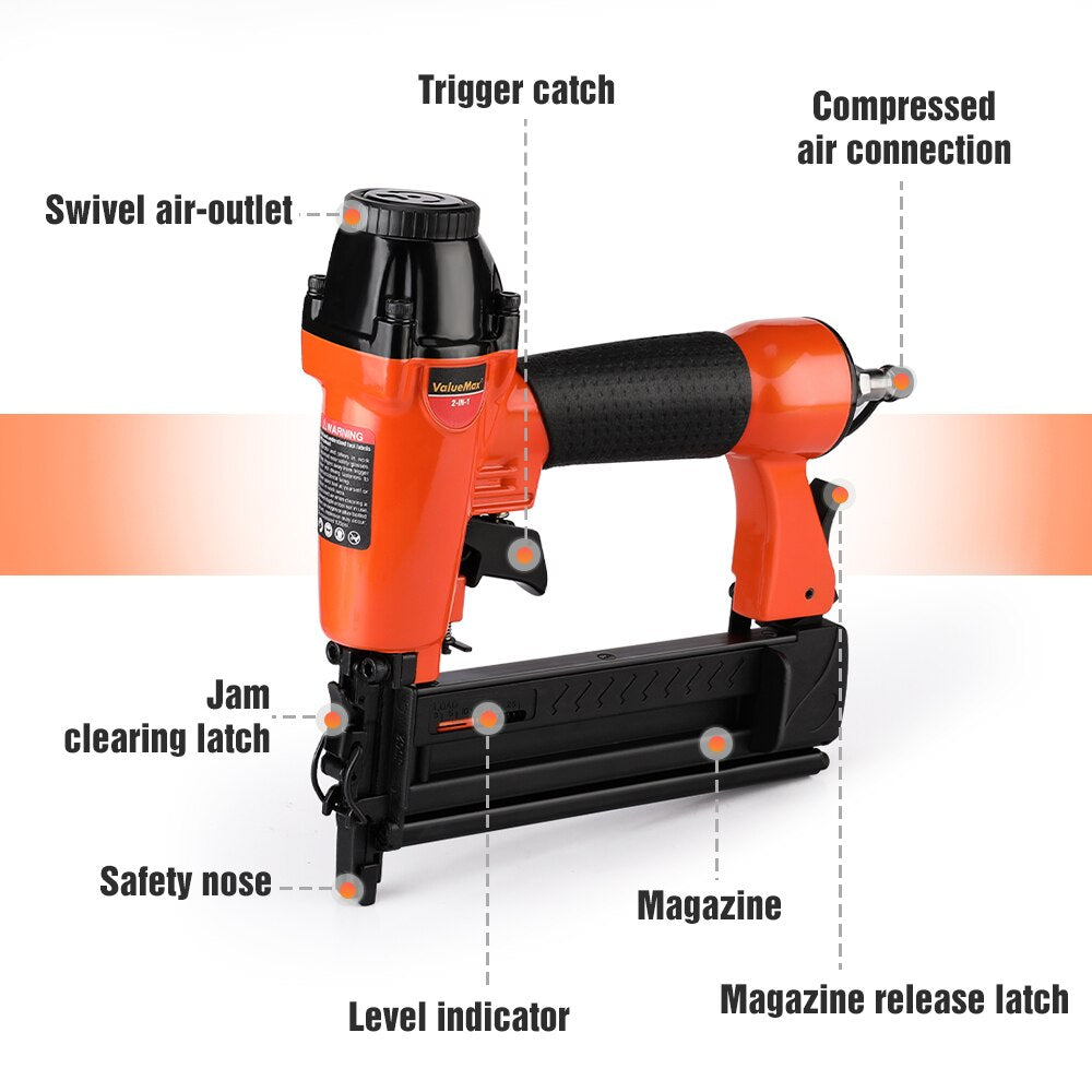 2-in-1 Nail and Staple Gun