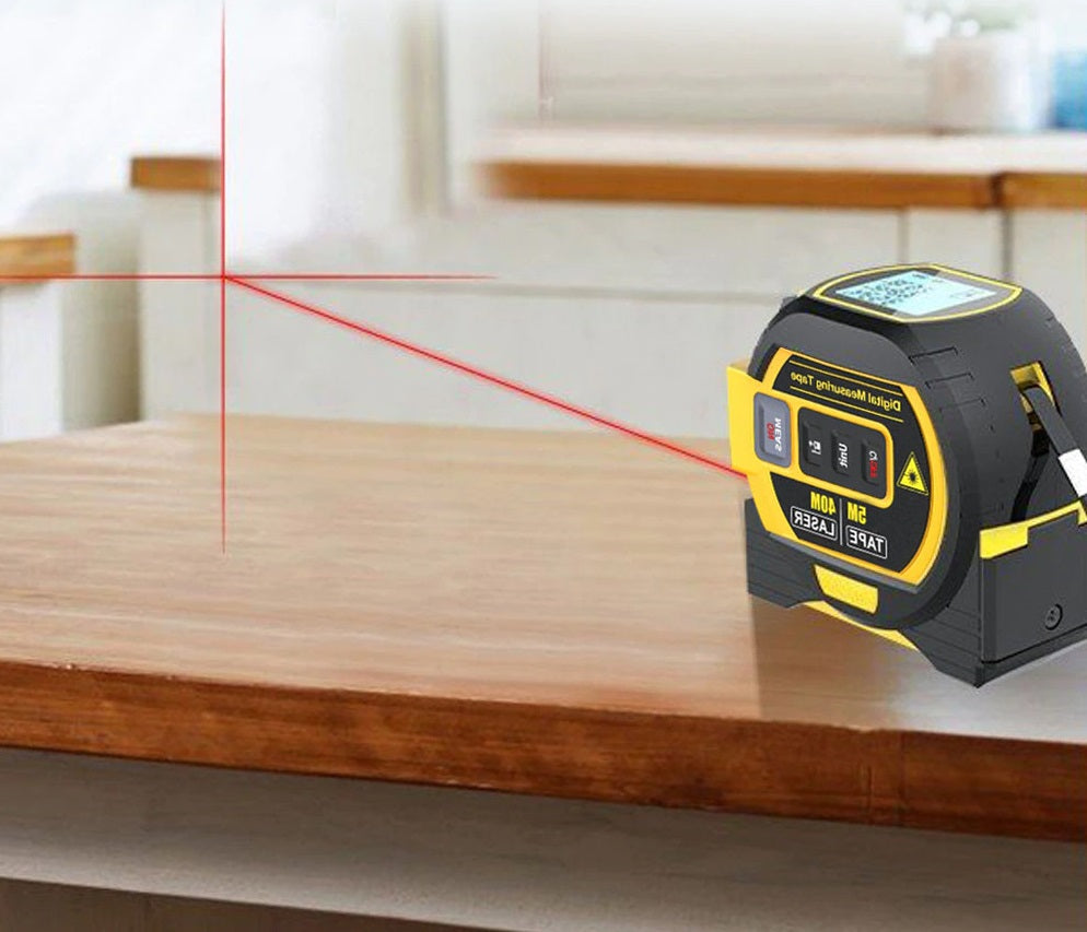 3 in 1 LCD Laser Tape Measure