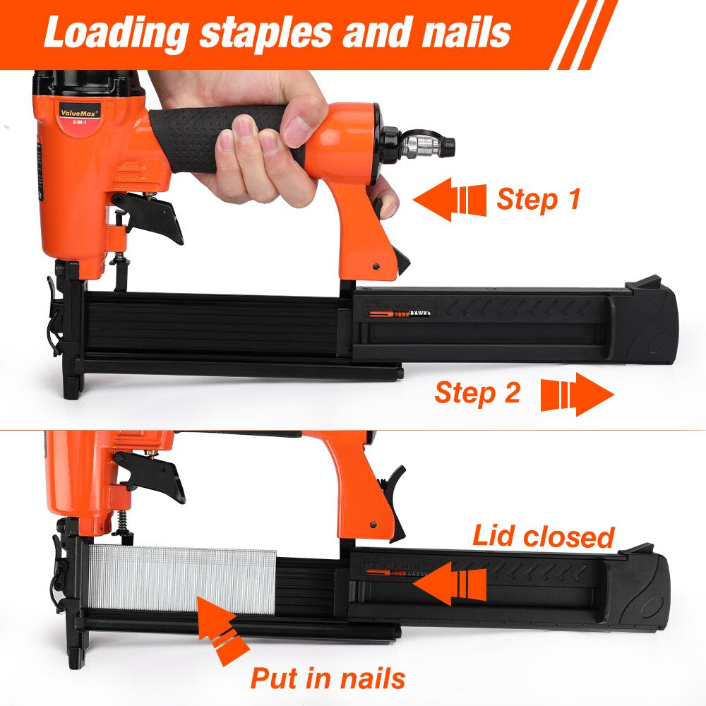 2-in-1 Nail and Staple Gun