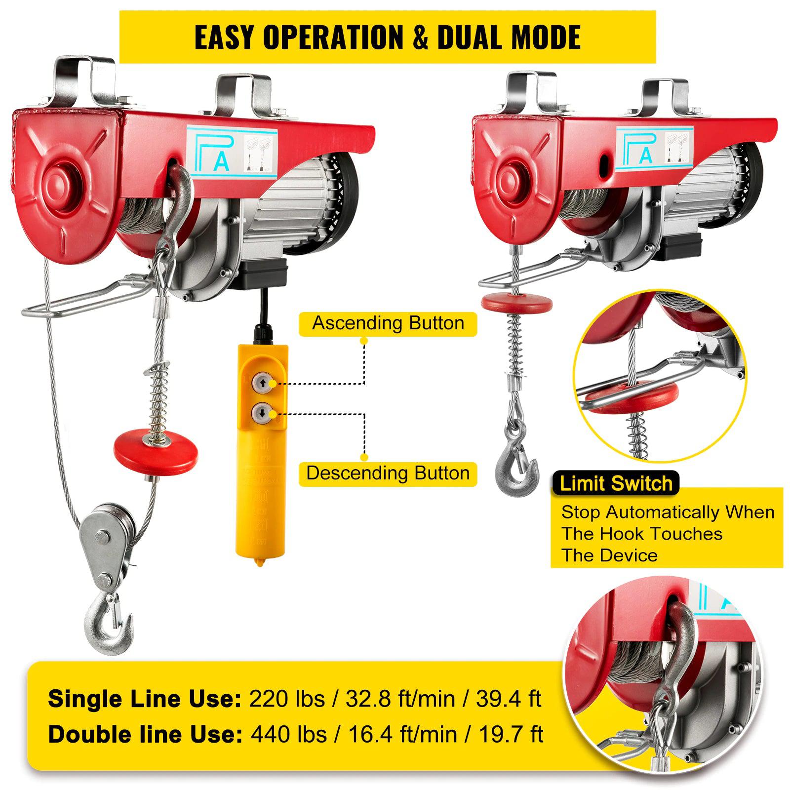 Electric winch_electric hoist_Electric chain hoist_Electric hoist with remote control_Electric winch hoist_DIYlife-today