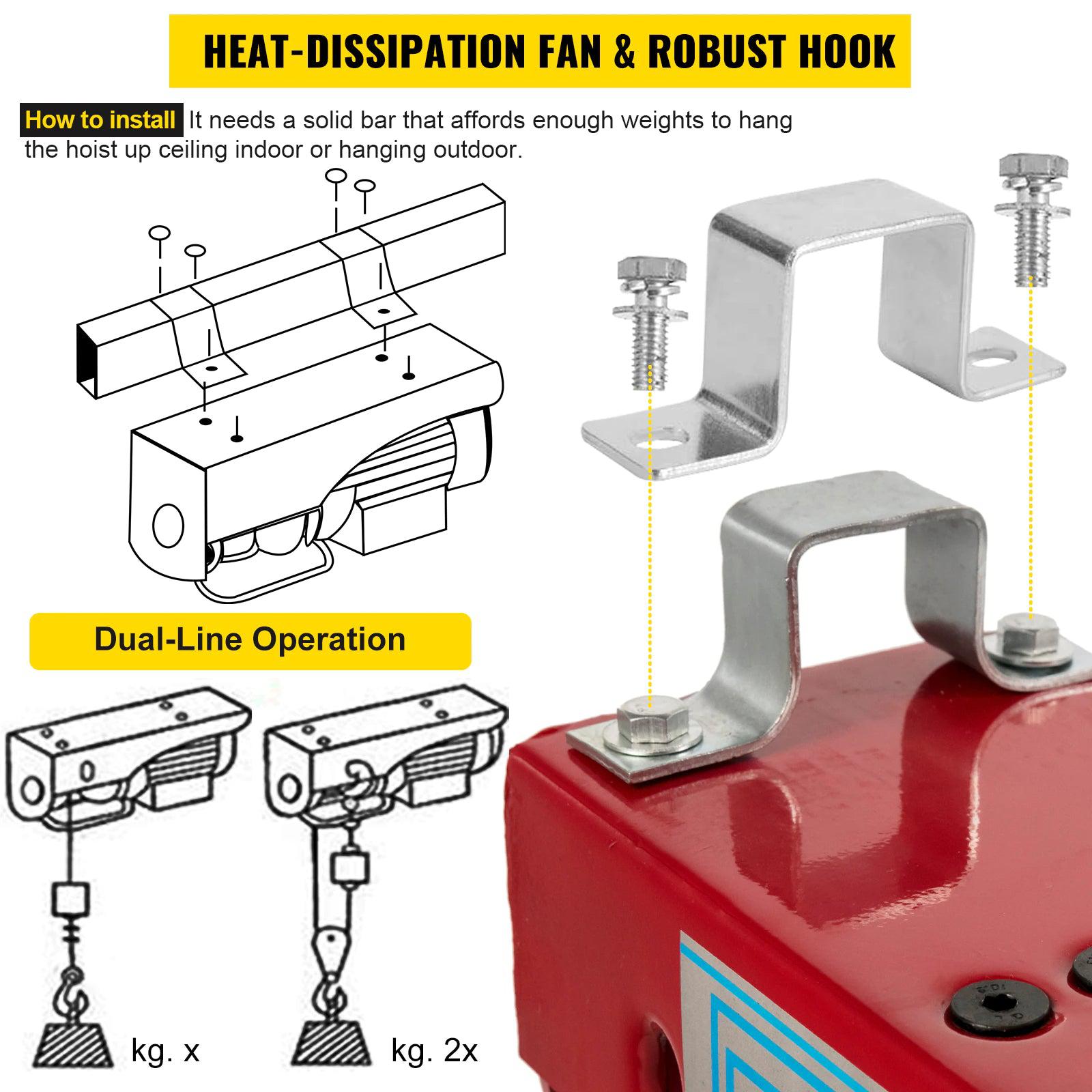 Electric winch_electric hoist_Electric chain hoist_Electric hoist with remote control_Electric winch hoist_DIYlife-today