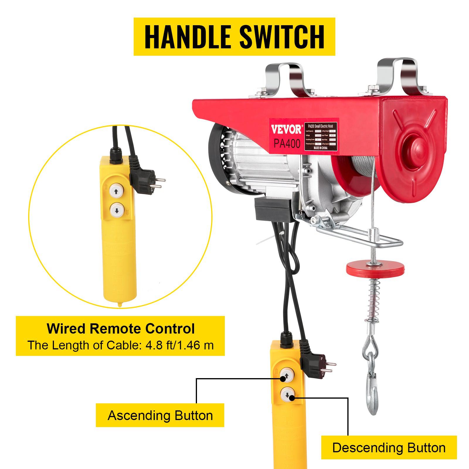 Electric winch_electric hoist_Electric chain hoist_Electric hoist with remote control_Electric winch hoist_DIYlife-today