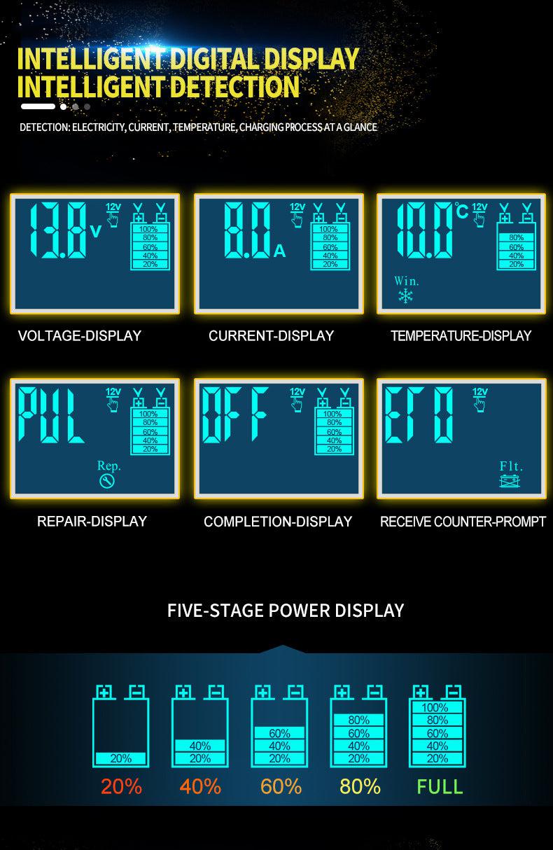 car battery charger_portable car battery charger_12 volt battery charger_automotive battery charger_auto battery charger_vehicle battery chargers _DIYlife-today