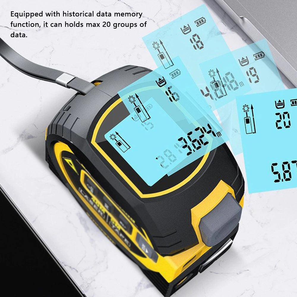 Laser Tape Measure_Laser Measuring_Digital Measuring Tape_Laser Measuring Tool_DIYlife-today