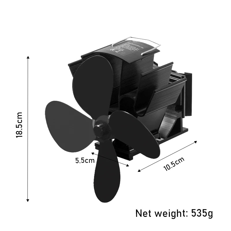 Heat-Powered Stove Fan