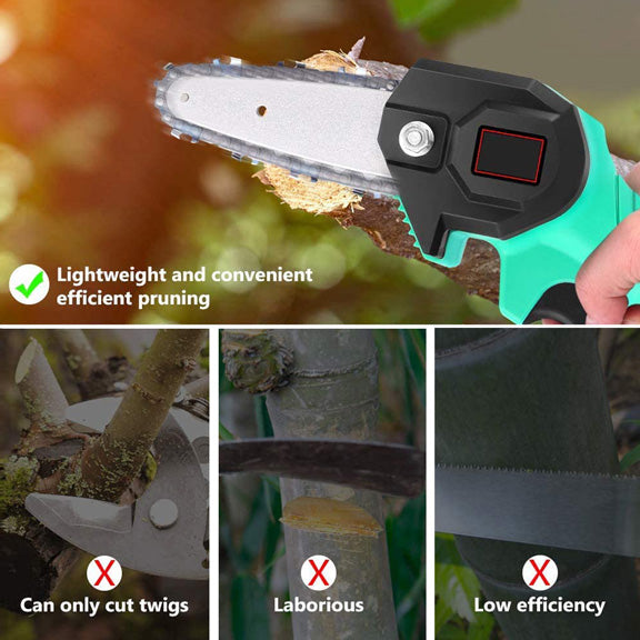 Cordless Rechargeable Mini Chainsaw - DIYlife-today