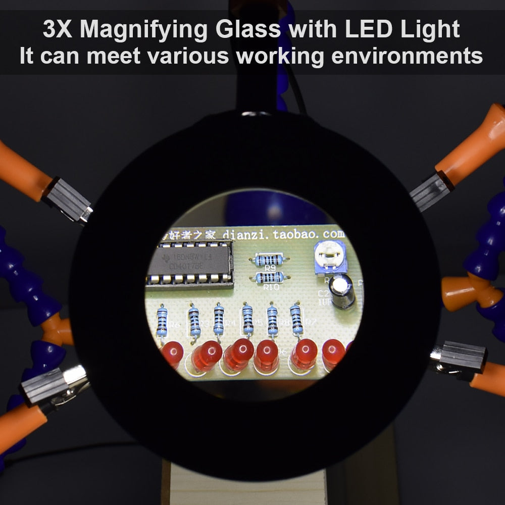 Magnifying Soldering Station