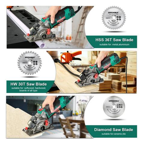 Laser Mini Circular Saw - DIYlife-today
