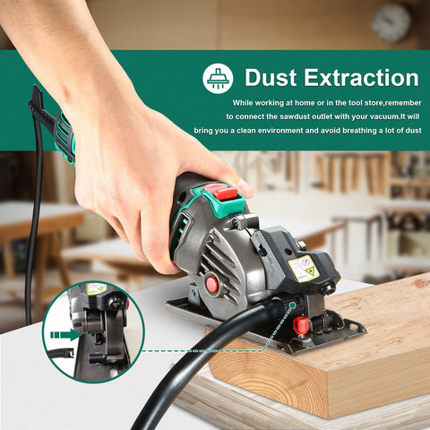 Laser Mini Circular Saw - DIYlife-today