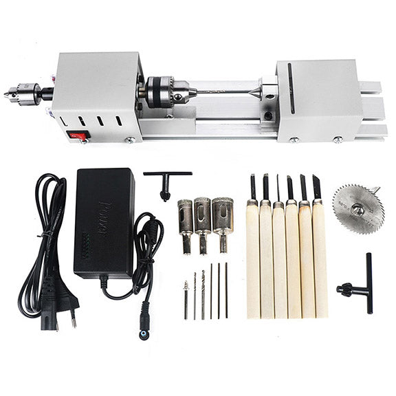 Mini Lathe Machine For Woodworking, Beads, Pearl_Image