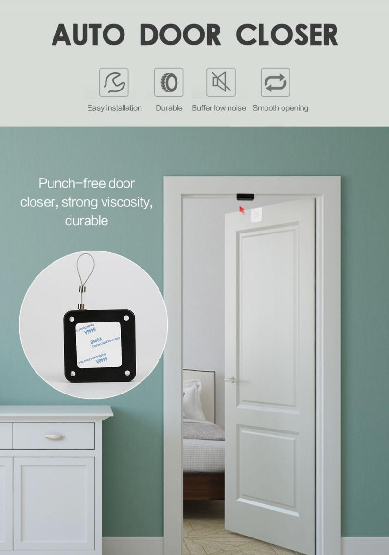 Punch-Free Automatic Door Closer_DIYLife-Today_Image