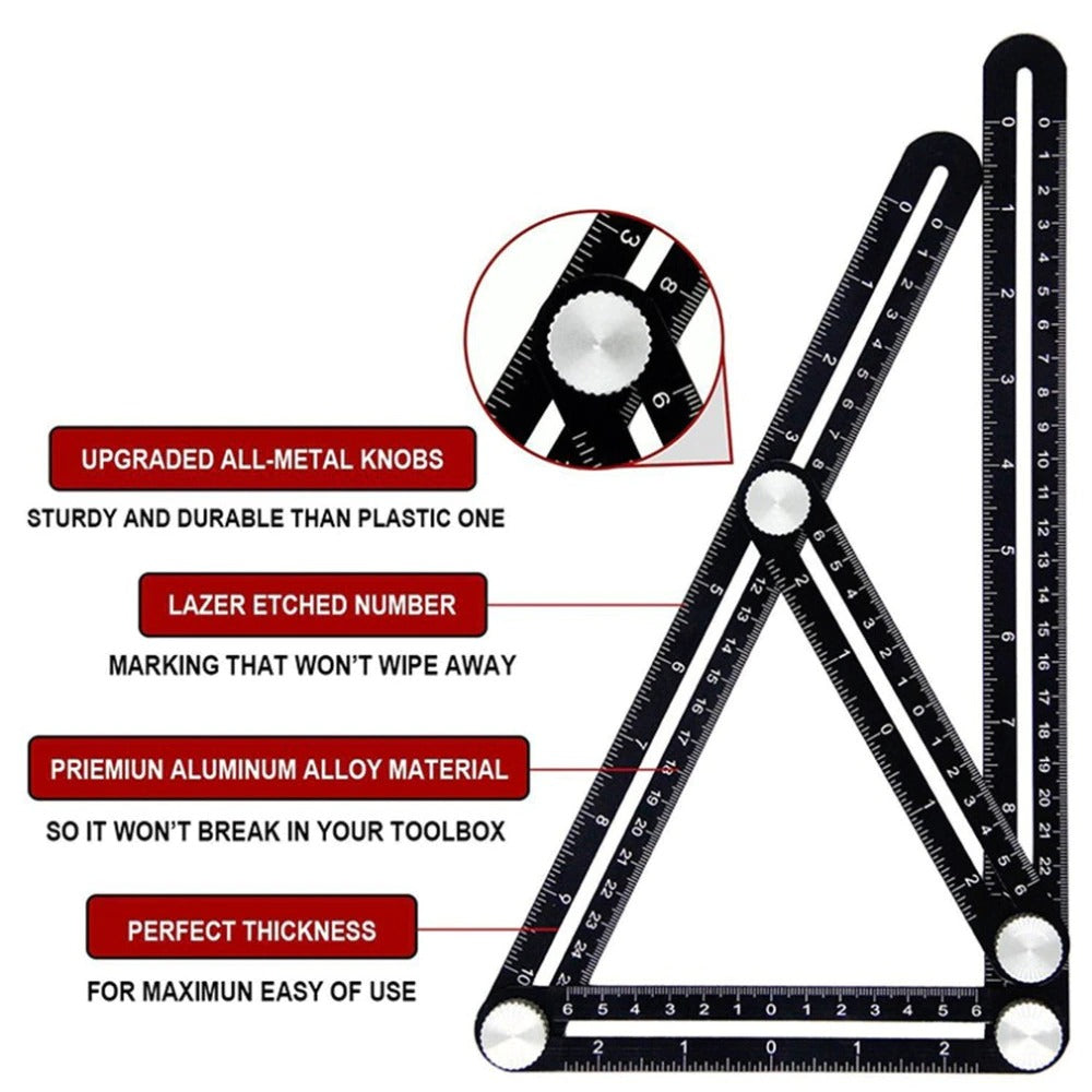 Multi Angle Measuring Ruler